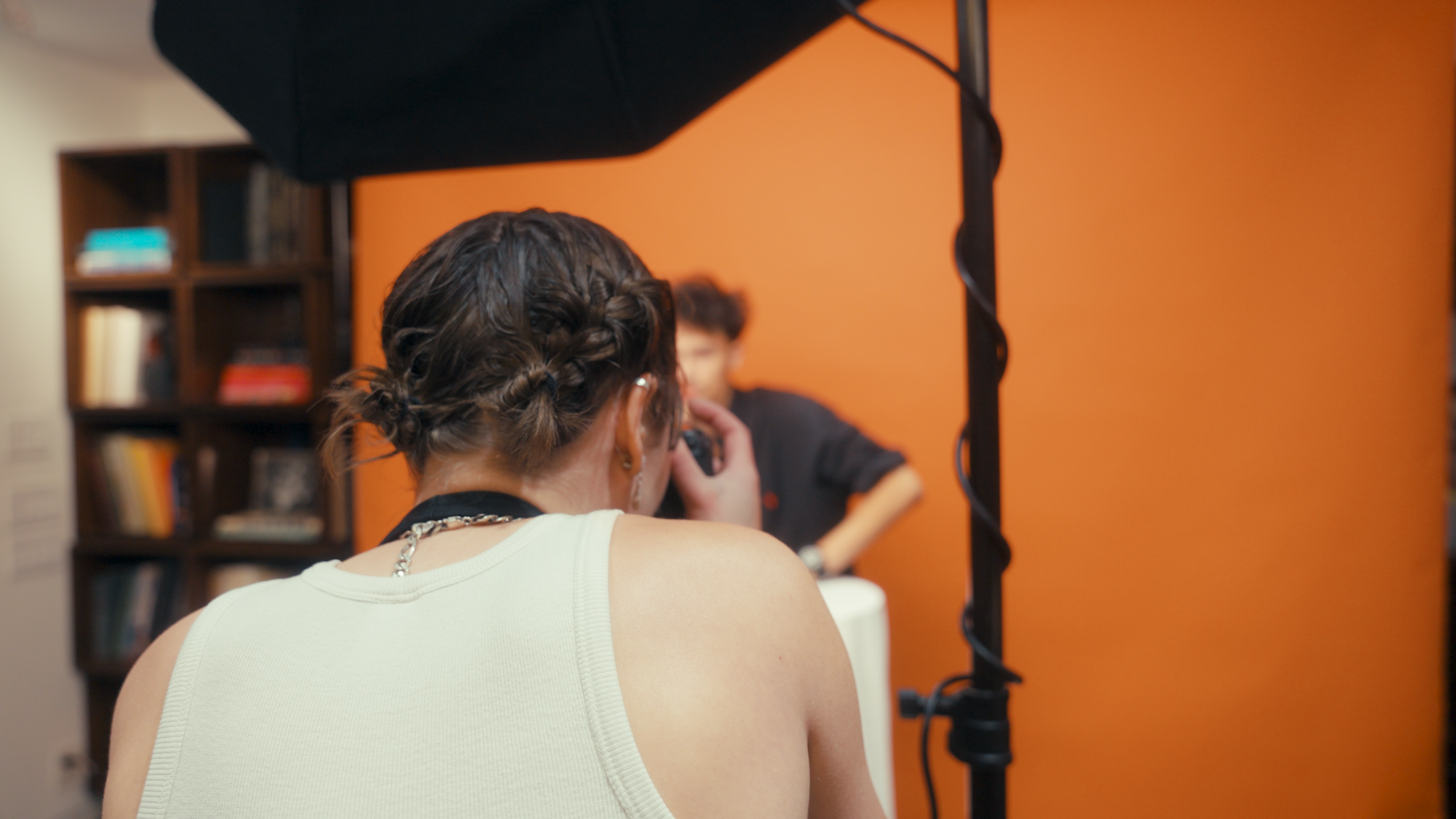 Merit America participant posing for a professional headshot at a previous event