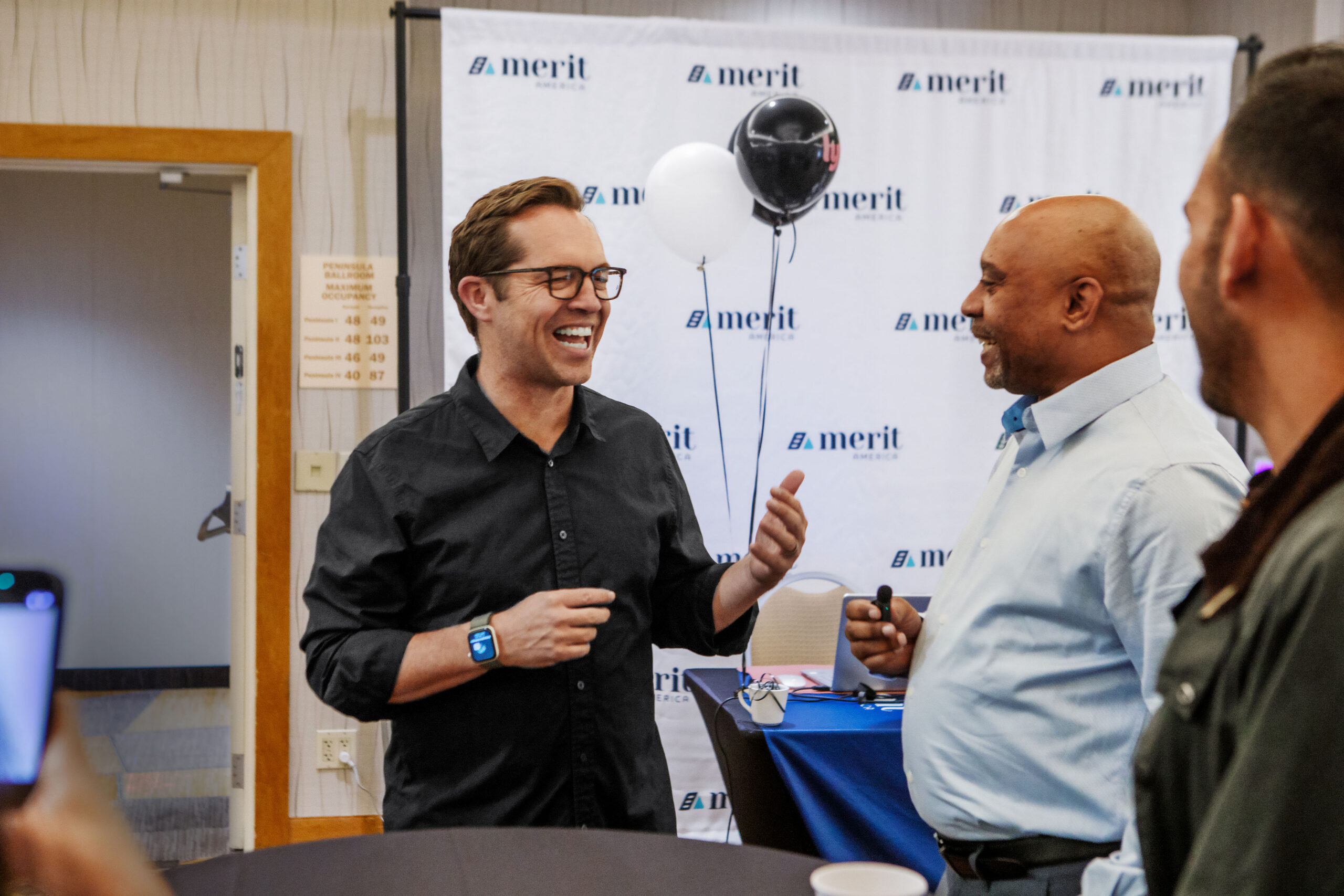 Merit America learner in a professional setting